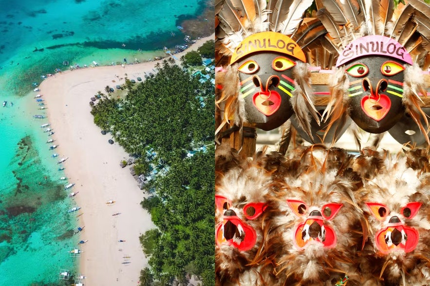 Daku Island and Sinulog Festival masks Daku Island and Sinulog Festival masks
