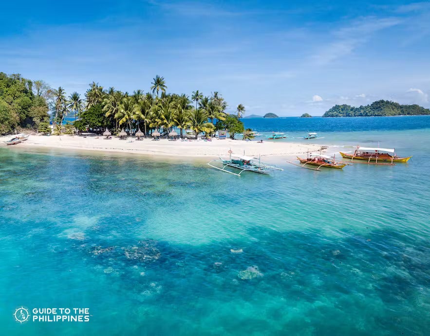 Port Barton island hopping in San Vicente Palawan