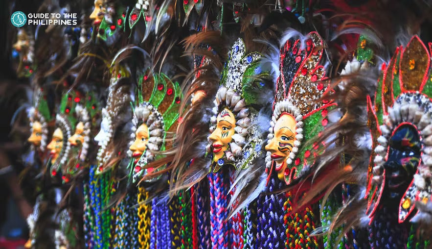 Sinulog Festival masks 