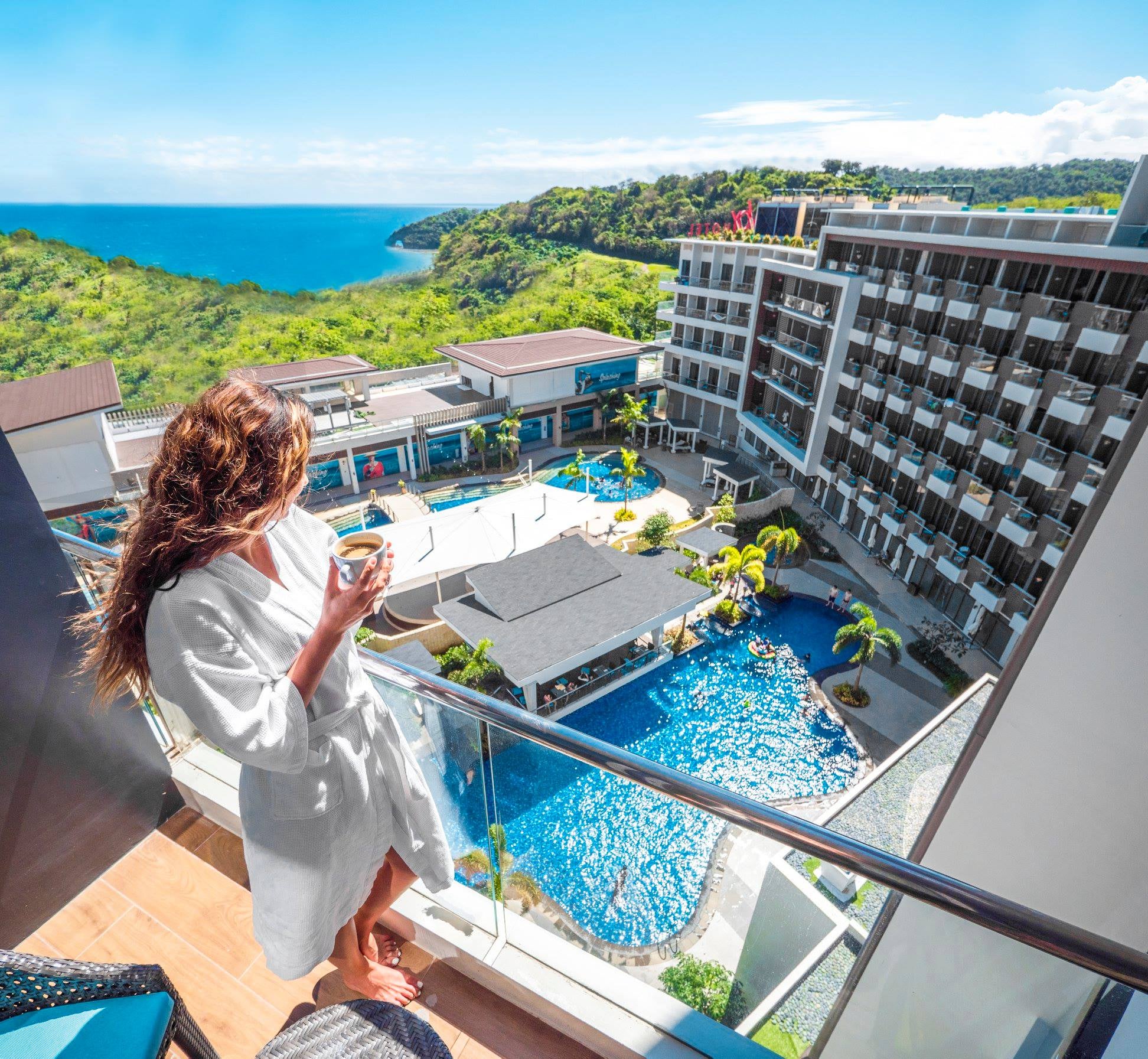 Tourist in Savoy Hotel Newcoast, Boracay Island