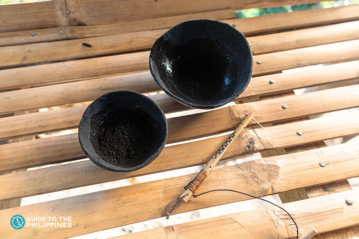 Apo Whang-Od tattoo ink and materials