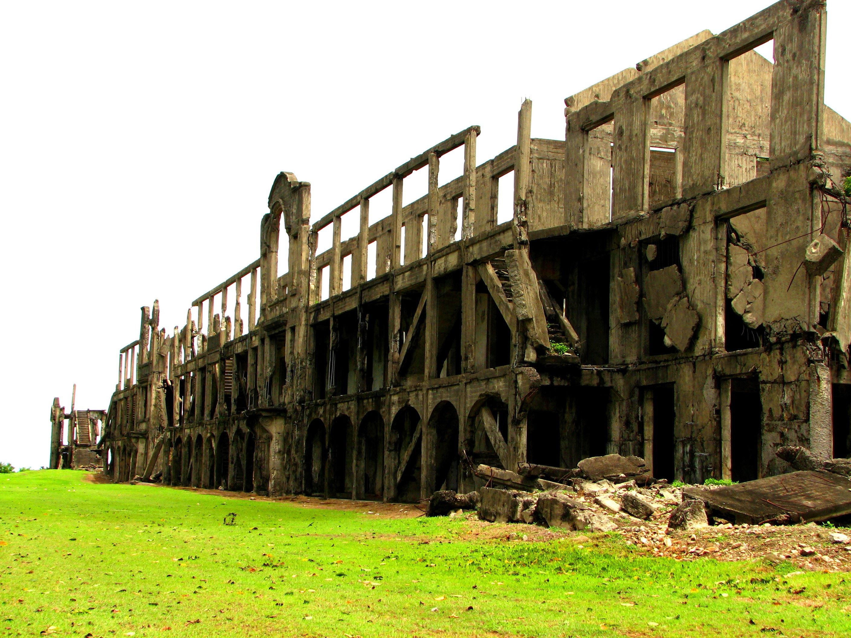 US Barracks Ruins on Corregidor Island