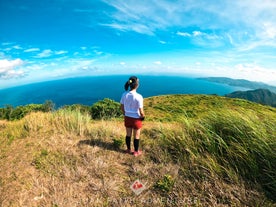 A hiker at Mt. Gulugod Baboy in Batangas