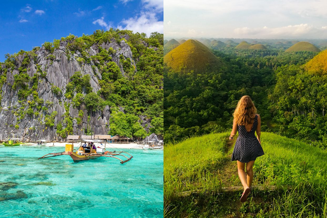 Coron Palawan and Chocolate Hills in Bohol