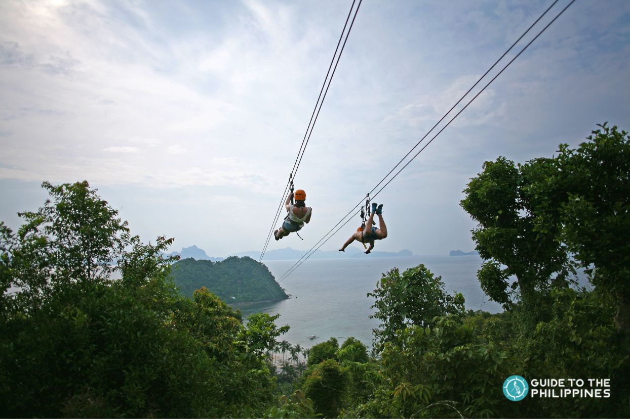 Zipline in El Nido