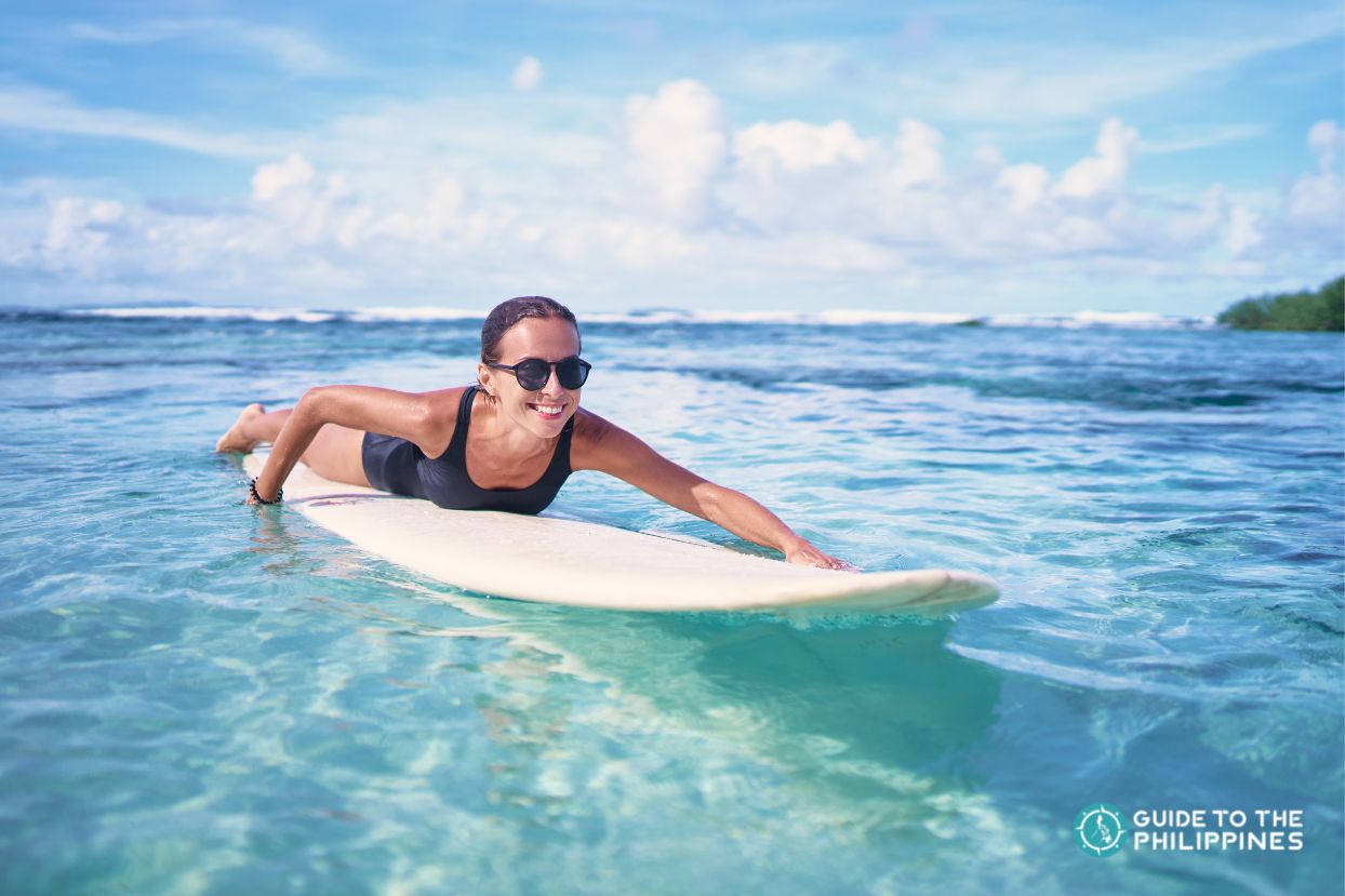 Surfing in Siargao