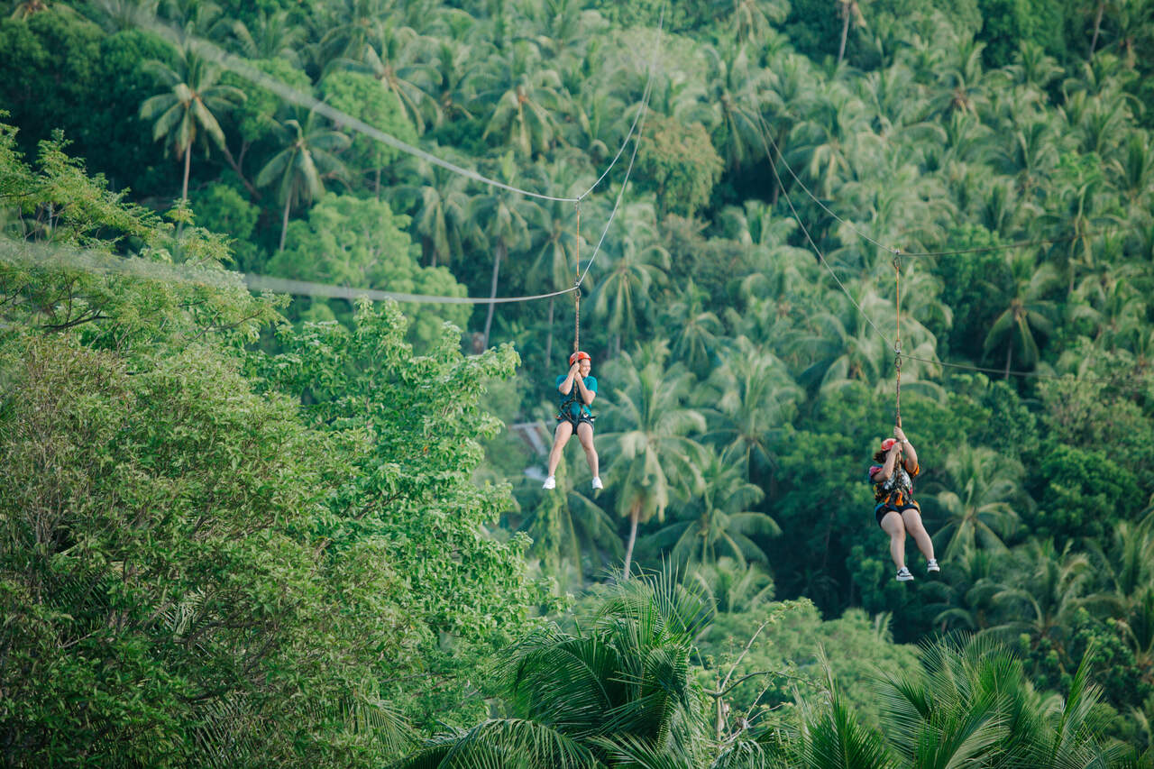 Zipline at Dakak Resort