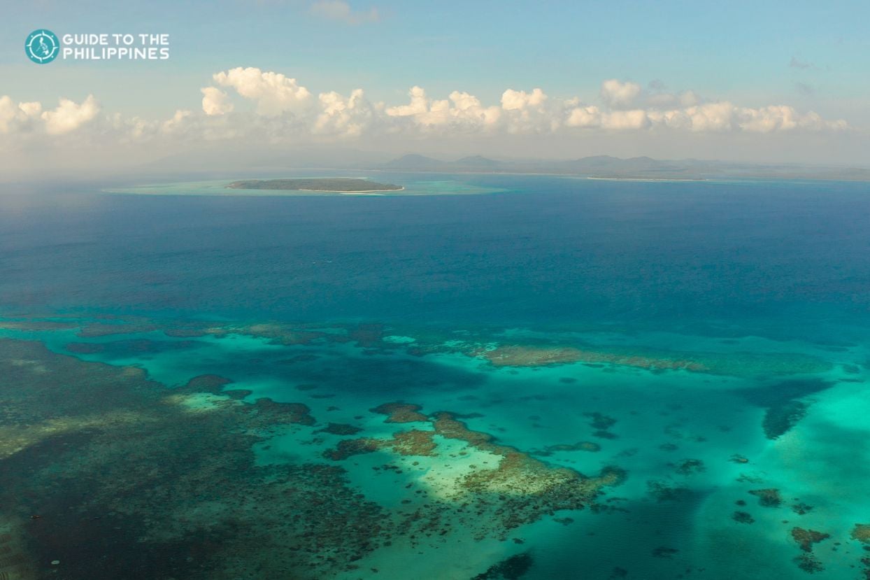 Tropical landscape with lagoons in Balabac, Palawan