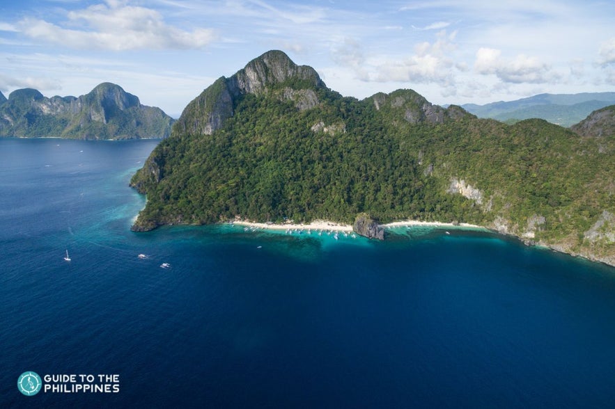 Seven Commandos Beach in El Nido Palawan Seven Commandos Beach in El Nido Palawan
