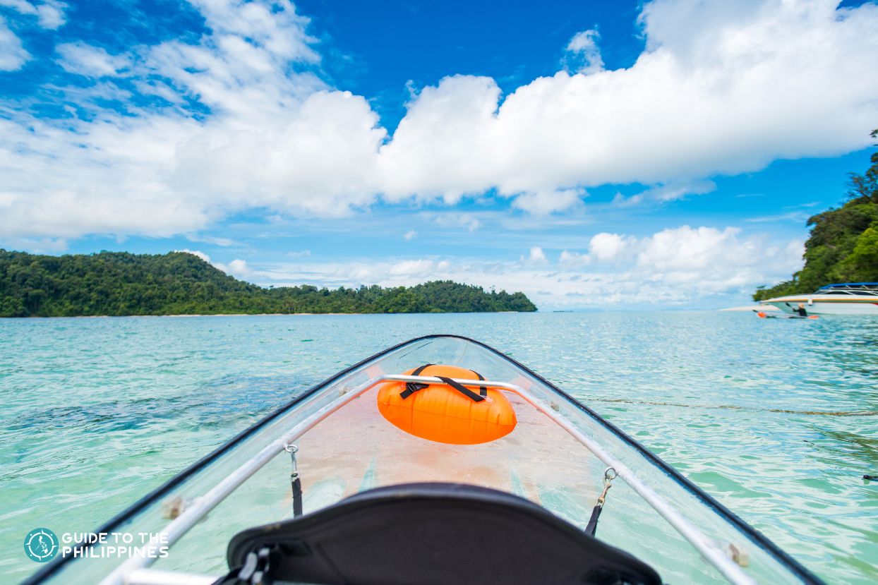 Crystal kayak in Boracay