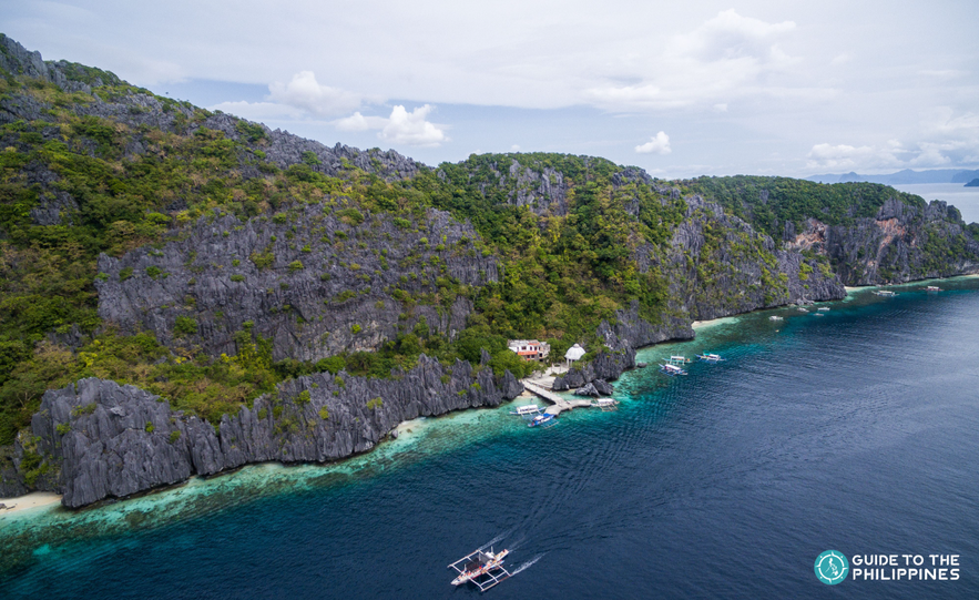 Matinloc Shrine in El Nido Matinloc Shrine in El Nido