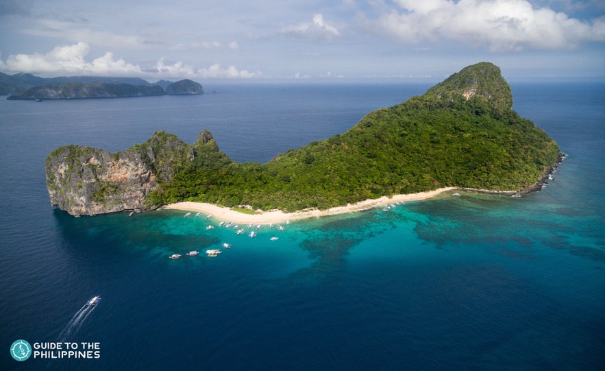 Helicopter Island in El Nido Helicopter Island in El Nido