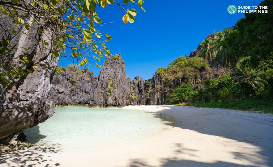 Hidden Beach in El Nido Island Hopping Tour C Hidden Beach in El Nido Island Hopping Tour C