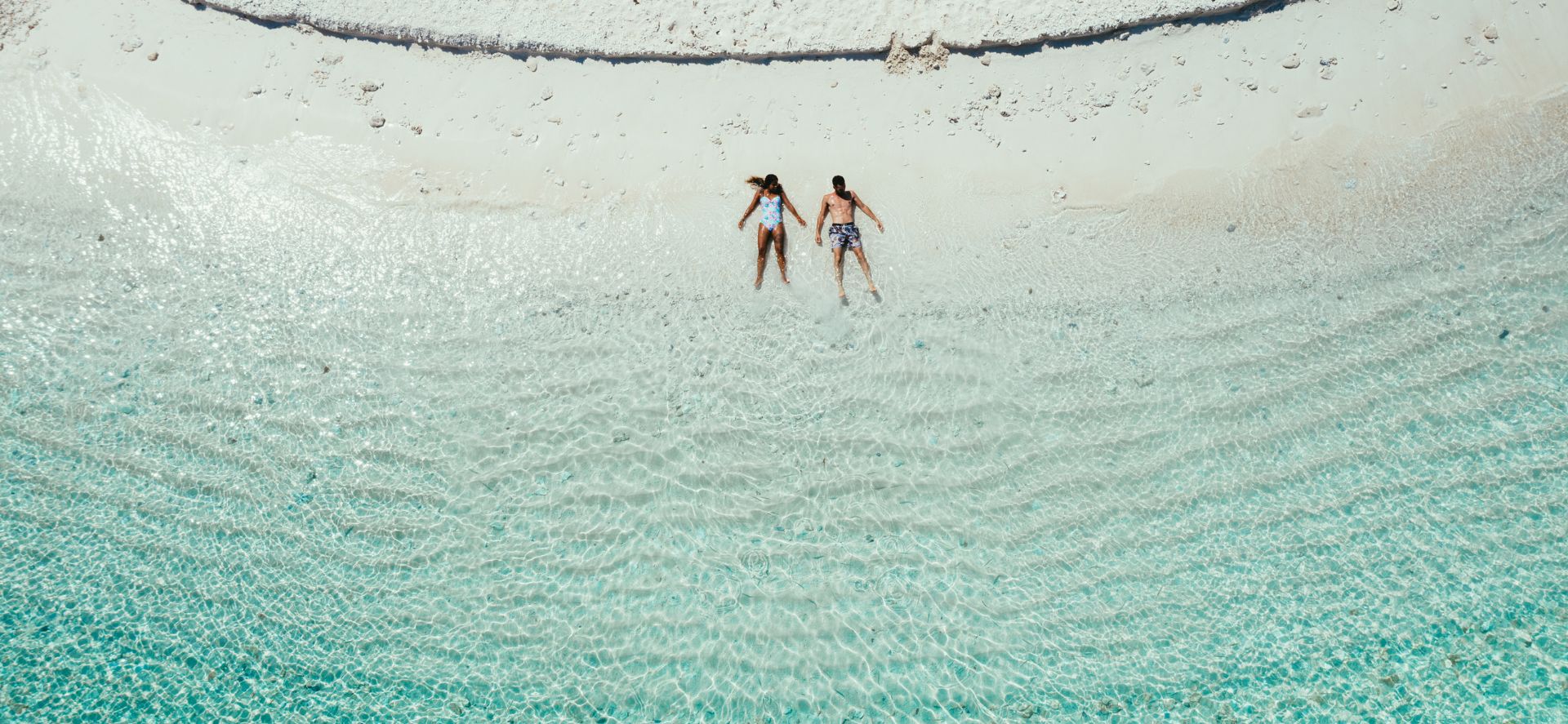 Couple on a beach in Philippines