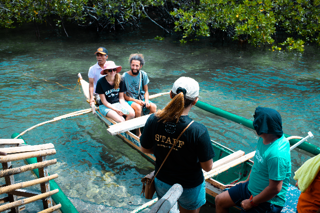 Enjoy a boat ride in Lamanok Island