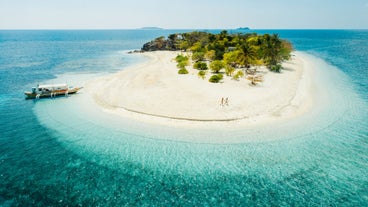 The scenic view of Coron town’s island and crystal-clear waters, a highlight of this 3-day, 2-night Palawan Island package