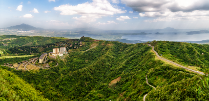 The view of the surrounding landscapes of Quest Hotel, where you will spend your staycation package in Tagaytay City