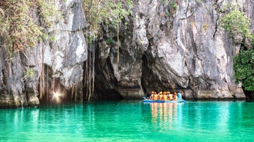 Puerto Princesa Underground River in Palawan Philippines