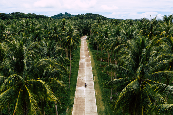 This motorbike rental in Siargao Island lets you experience the stunning views along Coconut Road effortlessly.