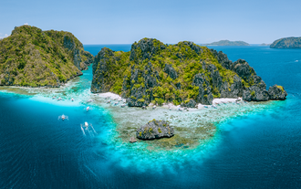 Shimizu Island, one of the best swimming and snorkeling spots you’ll visit during this El Nido Island Hopping Tour A
