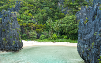 Discover the stunning Hidden Beach, a must-visit destination on your El Nido Island hopping adventure on Palawan Island