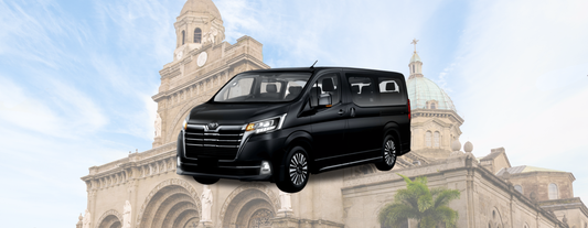 Toyota Super Grandia Luxury Van 10-Hr Car for Rent with Driver within Metro Manila