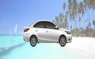 Comfortable car for this private transfer between Iloilo City and Kalibo Airport