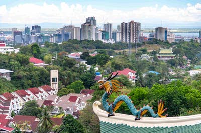 The picturesque Chocolate Hills in Bohol