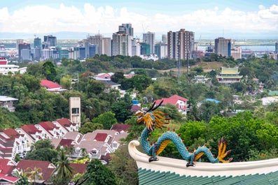 The picturesque Chocolate Hills in Bohol