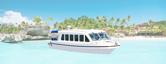 Private Boracay 40-seater Pump Boat Rental with Captain Guide