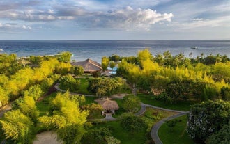 Aerial view of Bluewater Panglao Beach Resort in Bohol