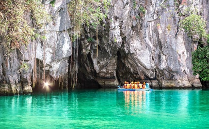 Hidden Beach in El Nido Town, Palawan Island