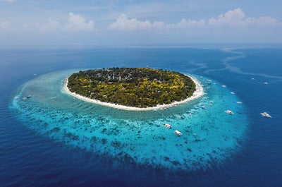 Pristine clear waters of Virgin Island, Bohol