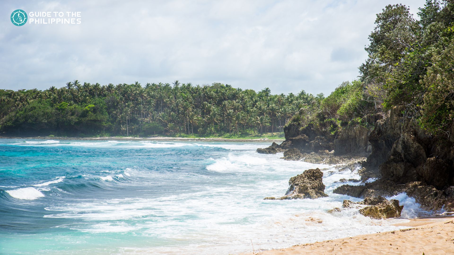 Pacifico Beach in Siargao Island