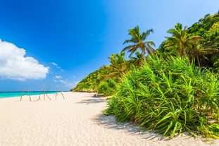 Puka Beach in Boracay Island