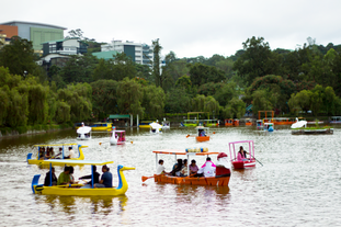 Enjoy boating at Burnham Park in Baguio City