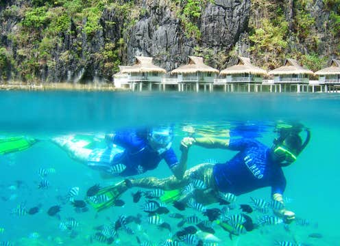 Peaceful 4-Day Palawan Island Package at Miniloc Island Resort in El Nido Town with Local Flights