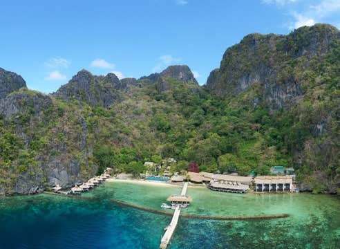Peaceful 4-Day Palawan Island Package at Miniloc Island Resort in El Nido Town with Local Flights