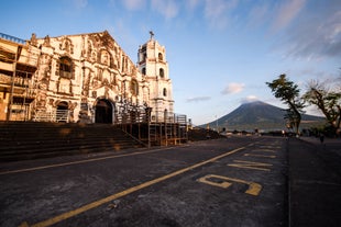 Daraga Church with Mayon Volcano view