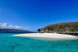 Sumilon Island, known for its wide stretch of soft, white sand and crystalline waters