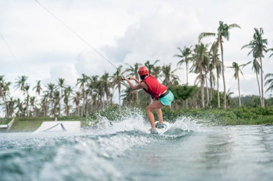 Wakeboarding Session in Siargao Island