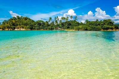 Snake Island in El Nido town on Palawan