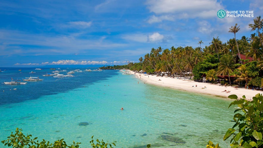 Alona Beach in Panglao Island of Bohol Alona Beach in Panglao Island of Bohol