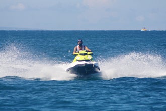 Feel the thrill of a jet ski adventure in Bohol Province as you speed across the crystal-clear waters of Panglao Island.