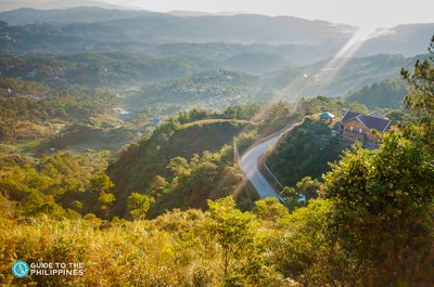 Aerial view of Baguio City