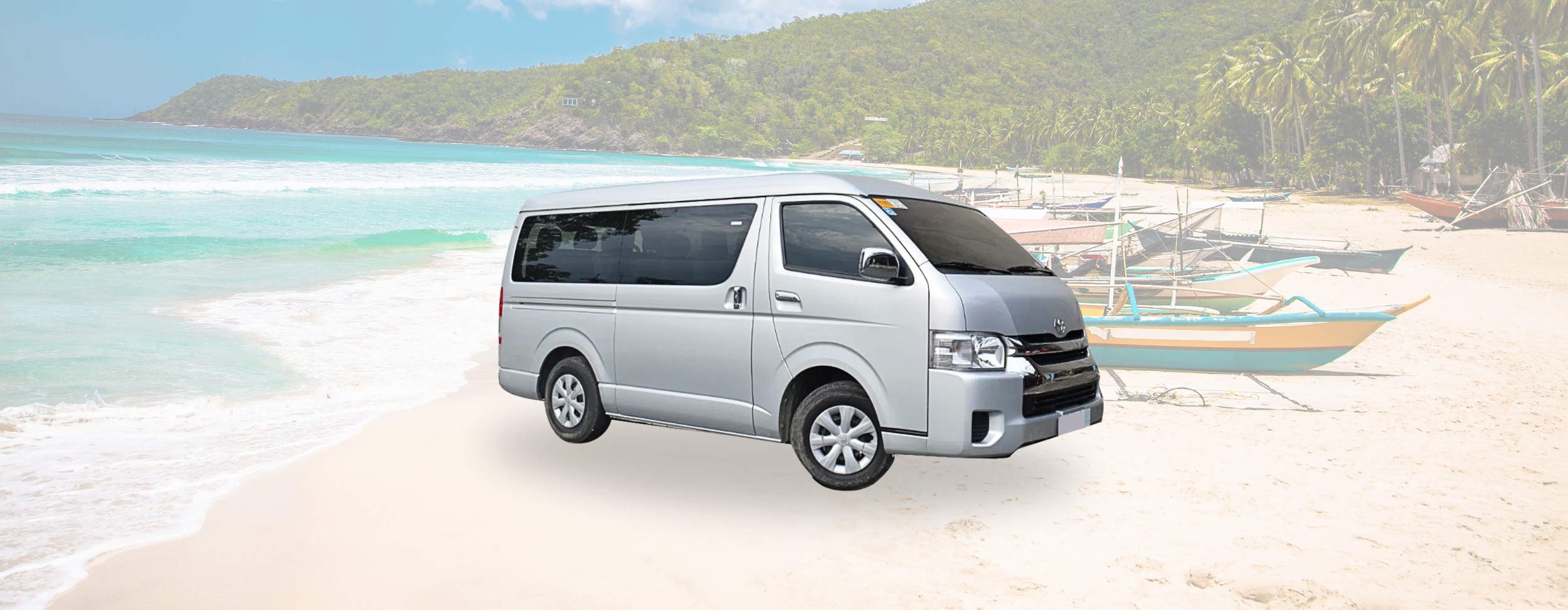 Enjoy a smooth ride on Palawan Island with this van rental transfer service between San Vicente Town and Puerto Princesa City.