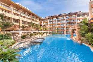 The longest swimming pool in Station 2, Boracay Island can be found at Mandarin Bay Resort & Spa, where you will stay for this tour package