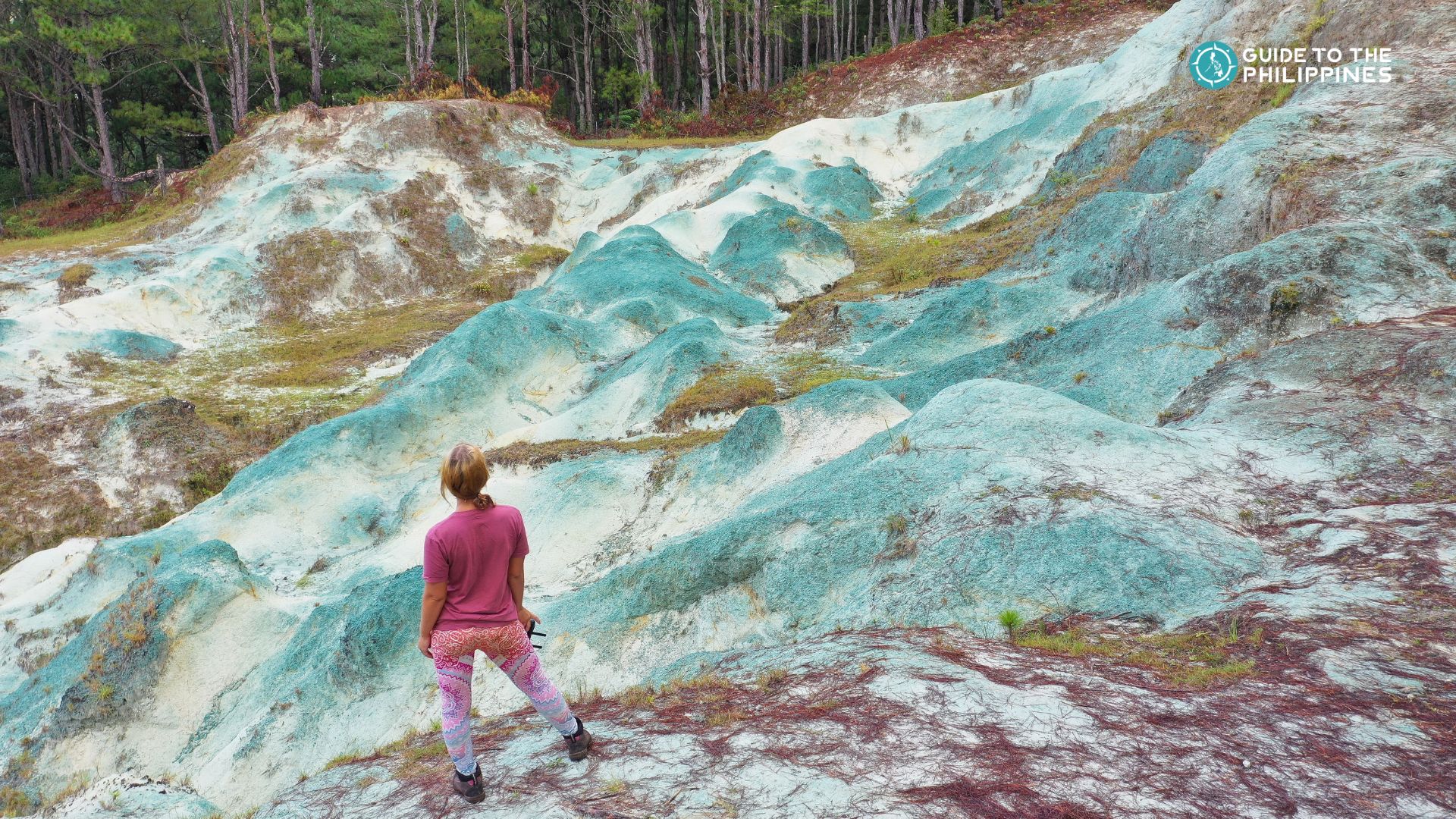 Blue Soil Hills in Sagada Town