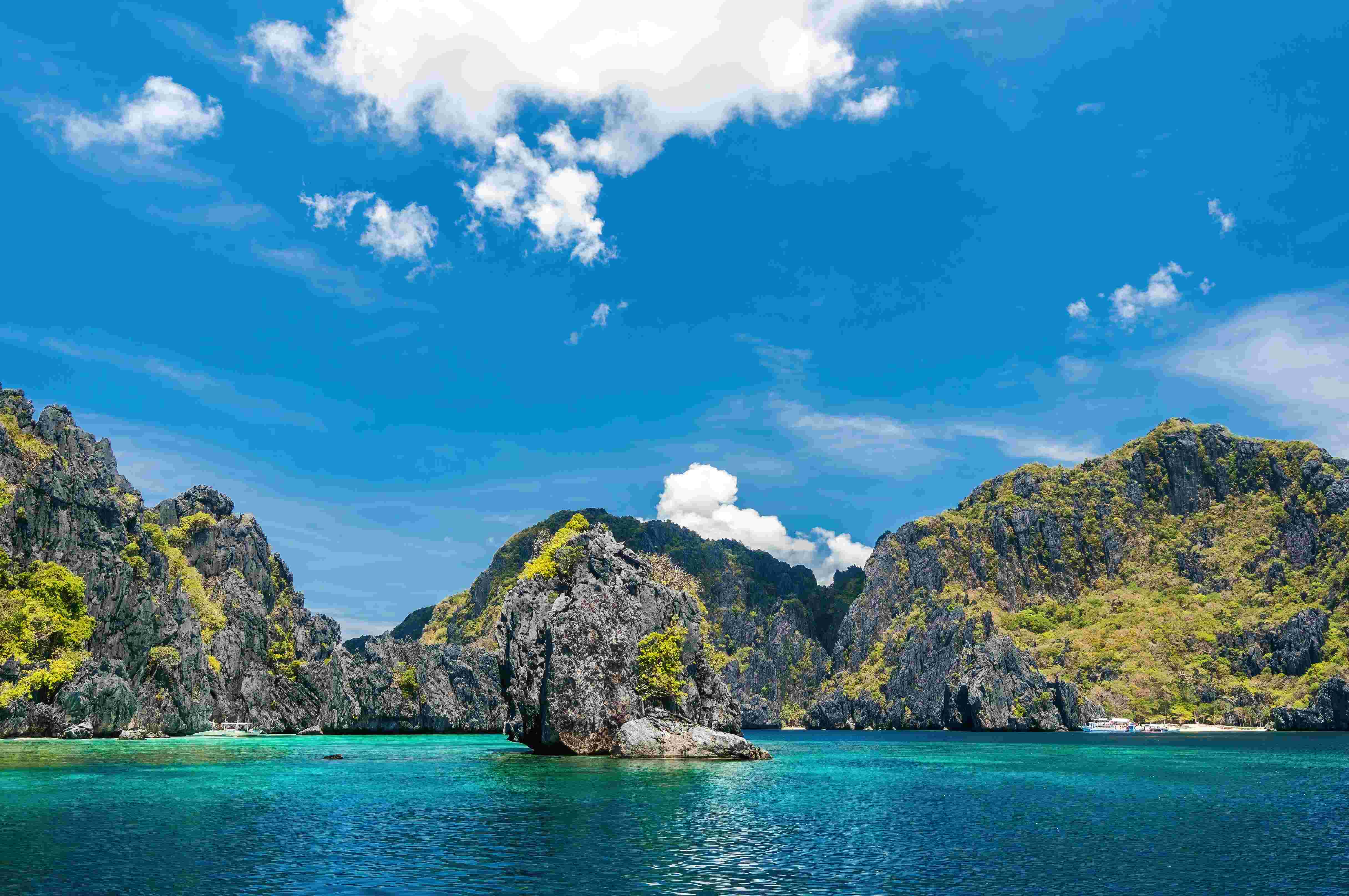 Baywalk of Puerto Princesa city. Palawan island. Philippines