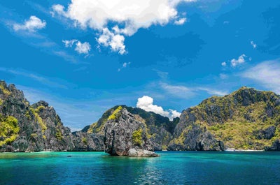 Baywalk of Puerto Princesa city. Palawan island. Philippines
